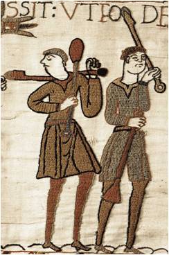 Abbildungen auf dem Teppich von Bayeux